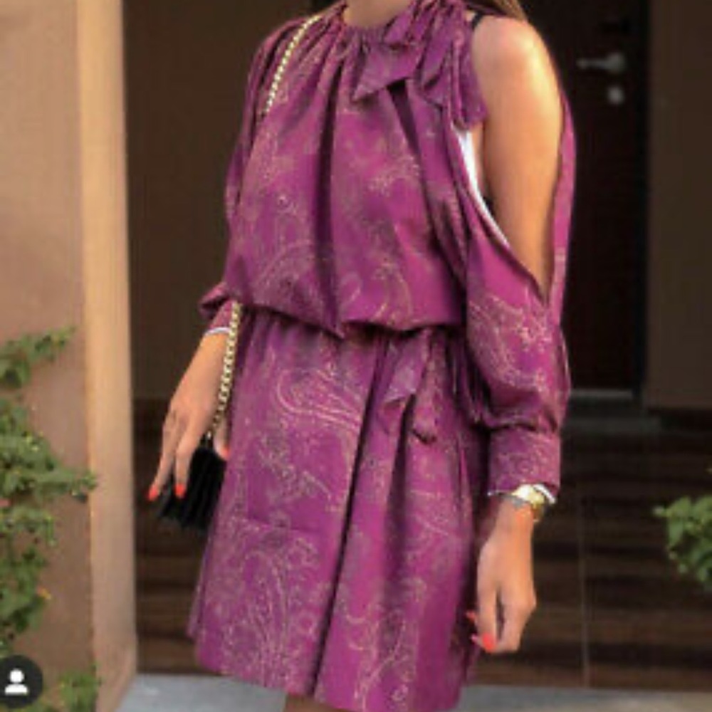 Zara, large, purple
